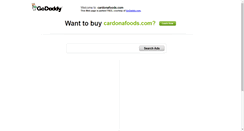 Desktop Screenshot of cardonafoods.com