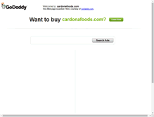 Tablet Screenshot of cardonafoods.com